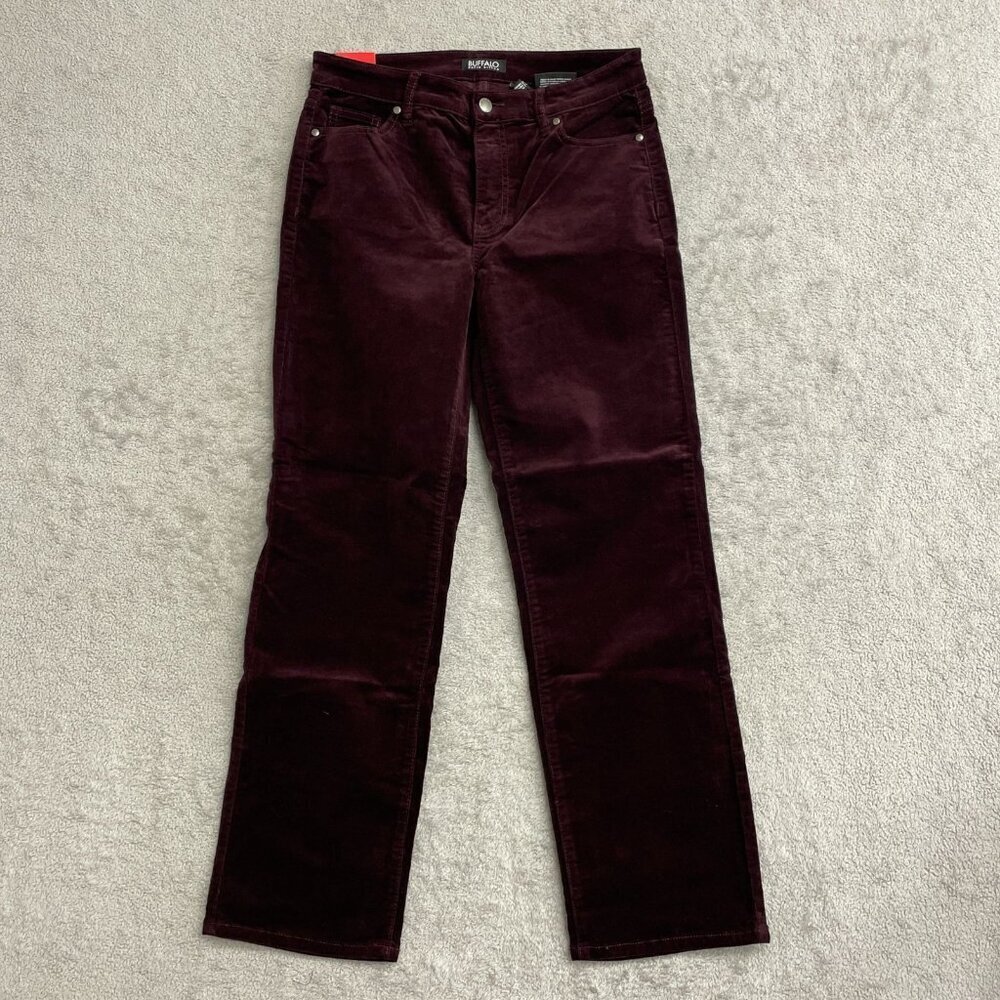 Buffalo Women's 8/29 David Bitton Straight Leg Stretch Corduroy Pants M0706 - Picture 5 of 11